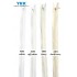 YKK Invisible zipper - White, Off White, Ivory and Dark Ivory Colour - Size #3