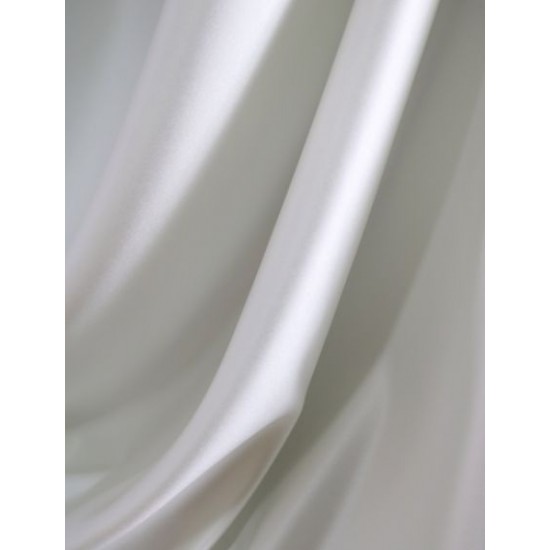 Ivory High Quality Matt Duchess Satin fabric 59" Wide