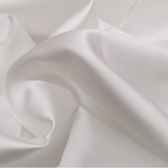 High Quality Light Ivory Mikado Satin fabric