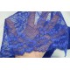 Fine Stretch Lace, Blue colour, 6.5" / 16.5cm Width