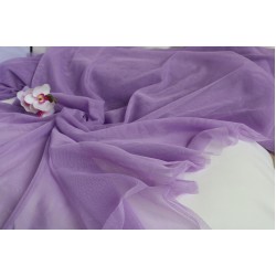 Extra Soft Italian Tulle Fabric, Lavender Colour, 59" Width