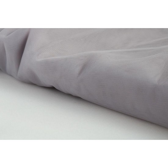 Soft Tulle Fabric, Grey Colour, 118" / 3m Width