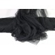 Extra Soft Italian Tulle Fabric, Black Colour, 59"wide