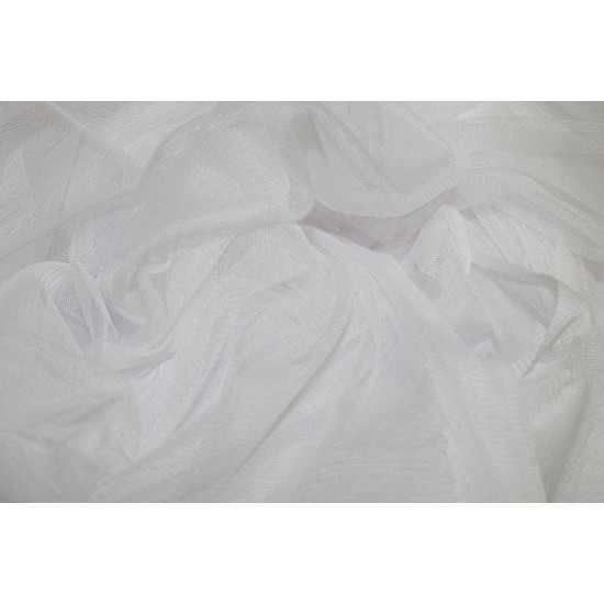 Extra Soft Italian Tulle Fabric, White Colour, 59" Width Extra Soft Italian Tulle Fabric, White Colour, 59" Width