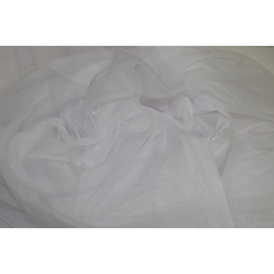 Extra Soft Italian Tulle Fabric, White Colour, 59" Width Extra Soft Italian Tulle Fabric, White Colour, 59" Width