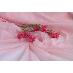 Extra Soft Italian Tulle Fabric, Pink Colour, 59" Width