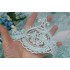 Lace Edging, Lace Trim, Mint colour,  4" Width 
