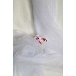 Soft Tulle Fabric, White Colour, 118" / 3m Width
