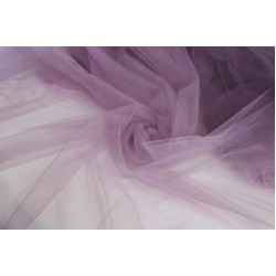 Soft Tulle Fabric, Dark Lilac Colour, 118" / 3m Width