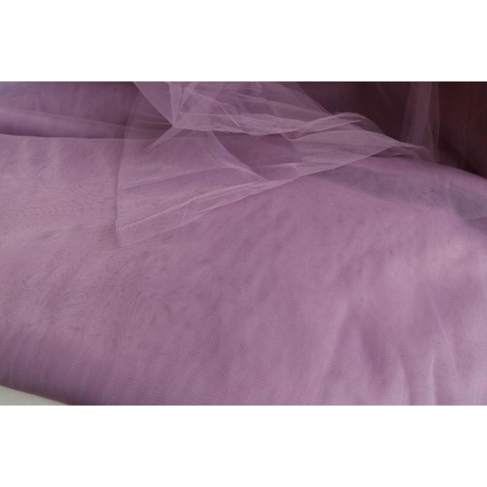 Soft Tulle Fabric, Dark Lilac Colour, 118" / 3m Width Soft Tulle Fabric, Dark Lilac Colour, 118" / 3m Width