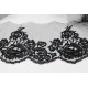 Lace Edging, Lace Trim, Black colour, 5.5" Width