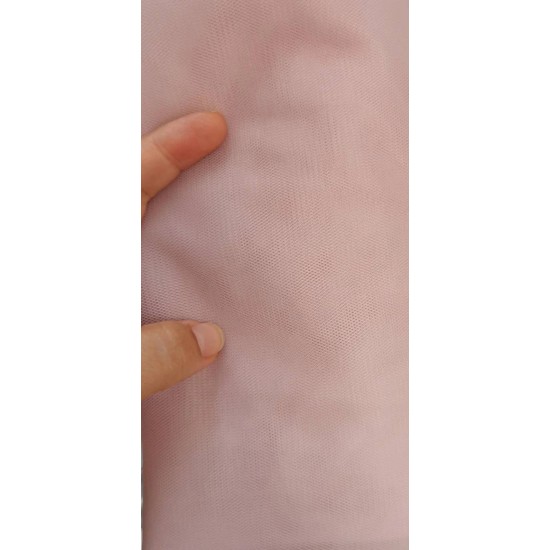 Blush Pink Soft Tulle Fabric, 118" / 3m Wide Blush Pink Soft Tulle Fabric, 118" / 3m Wide