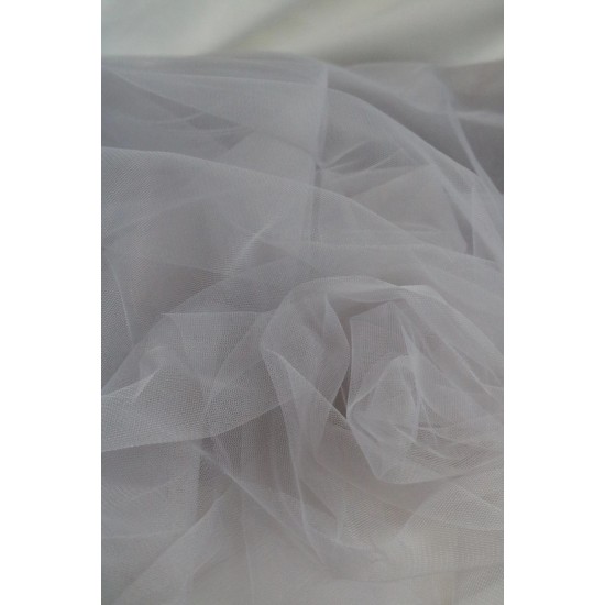 Soft Tulle Fabric, Grey Lilac, 118" / 3m Wide Soft Tulle Fabric, Grey Lilac, 118" / 3m Wide