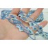Lace Trim, Blue and Yellow Colour,  0.8" Width