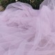 Illusion Tulle Fabric Pink Colour
