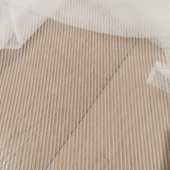Ivory Pleated Extra Soft Italian Tulle Fabric Ivory Pleated Extra Soft Italian Tulle Fabric