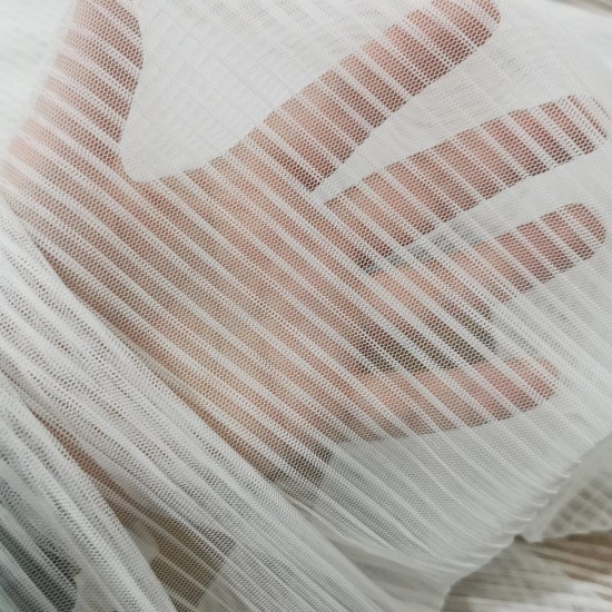 Ivory Pleated Extra Soft Italian Tulle Fabric Ivory Pleated Extra Soft Italian Tulle Fabric