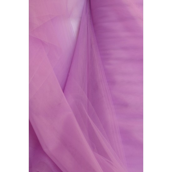 Soft Tulle Fabric, Lilac Colour, 118" / 3m Wide Soft Tulle Fabric, Lilac Colour, 118" / 3m Wide