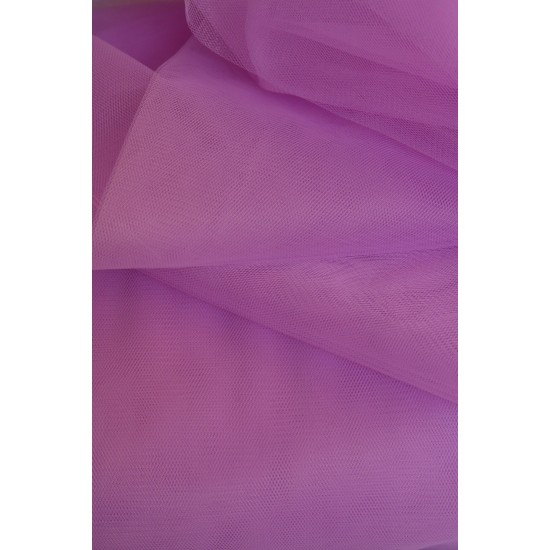 Soft Tulle Fabric, Lilac Colour, 118" / 3m Wide Soft Tulle Fabric, Lilac Colour, 118" / 3m Wide