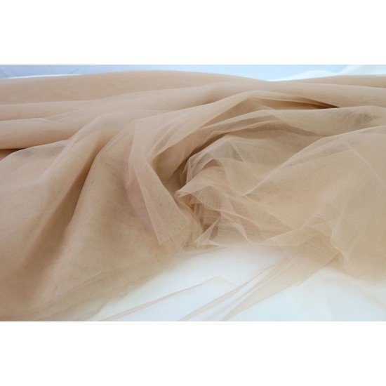 Illusion tulle fabric Skin Colour