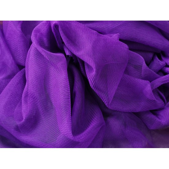 Purple Violet Extra Soft Italian Tulle Fabric