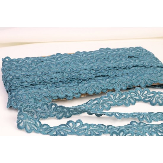 Elevate Your Creations with Teal Lace Trim