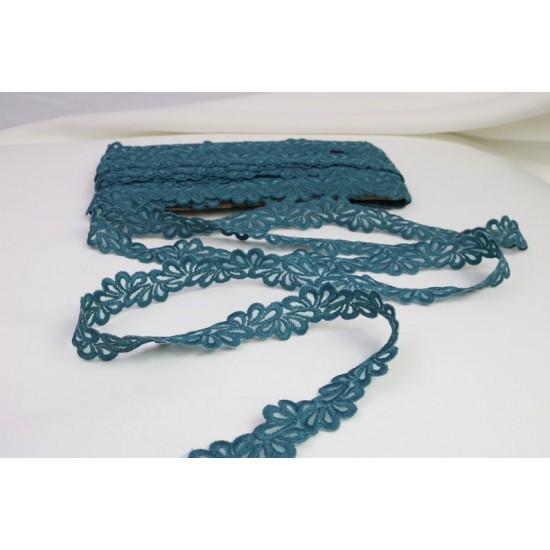 Elevate Your Creations with Teal Lace Trim