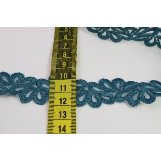 Elevate Your Creations with Teal Lace Trim